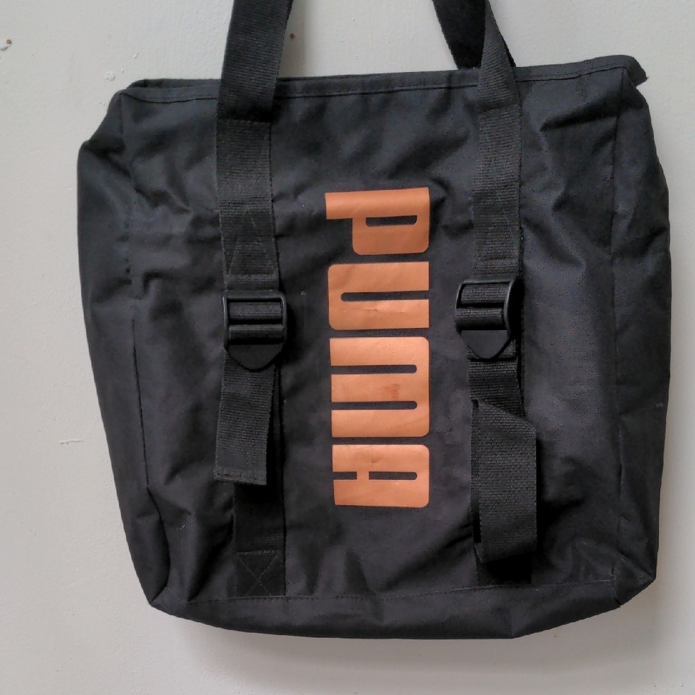 PUMA Black bag With Copper Branding